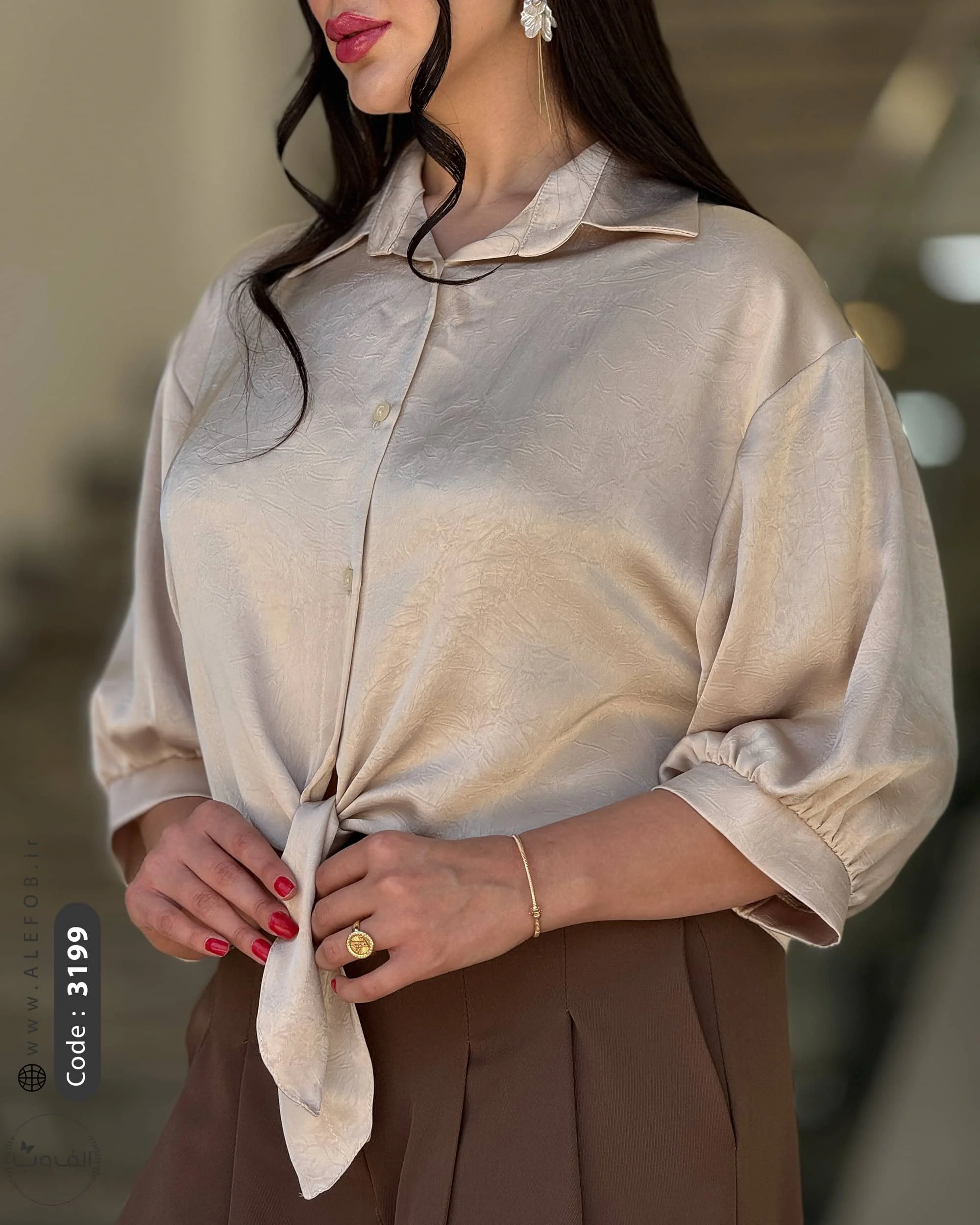 شومیز گره ای | 3199