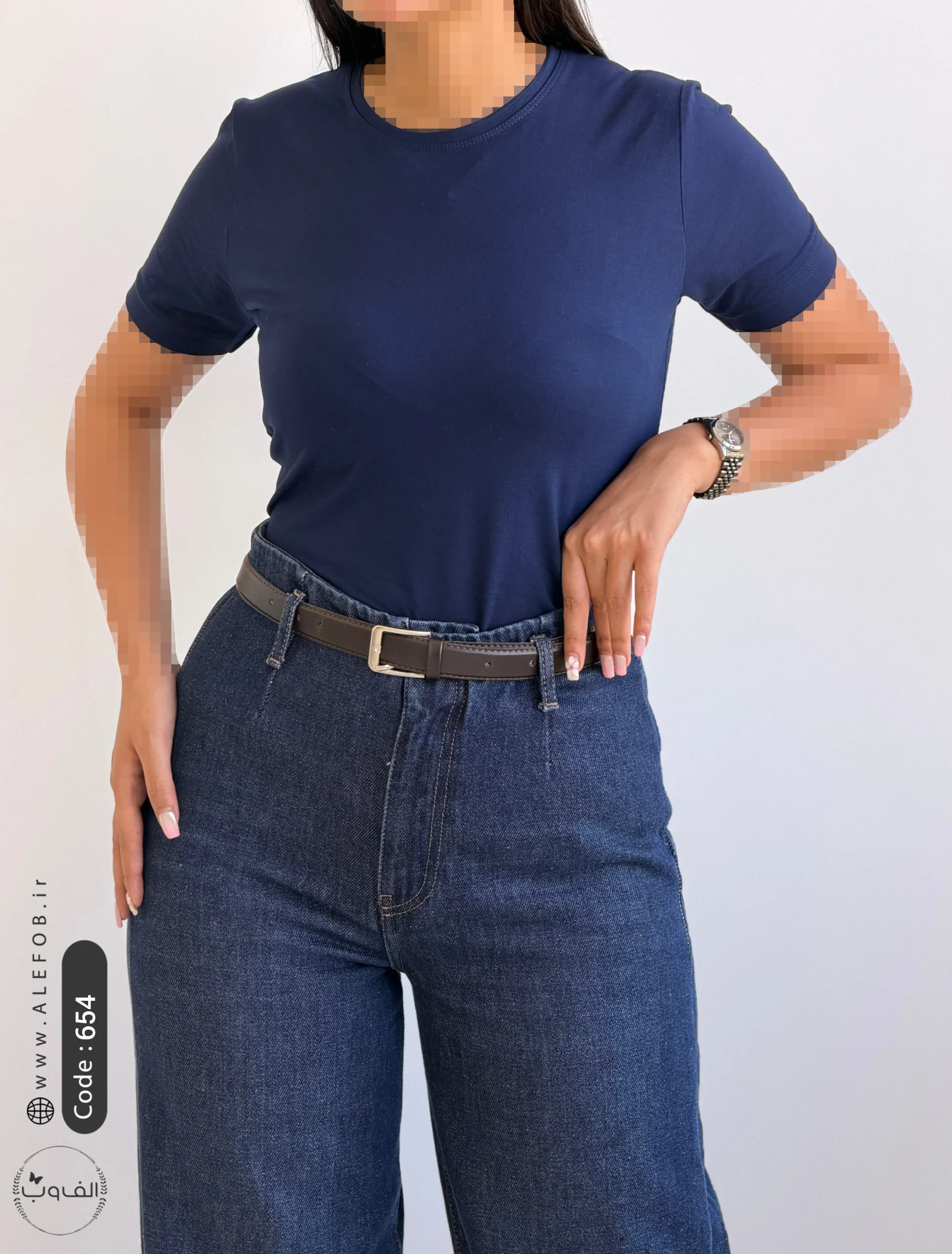 تیشرت یقه گرد | 654