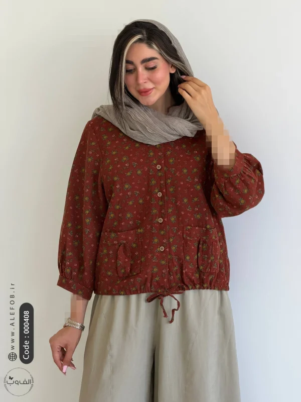 شومیز لینن | 000408