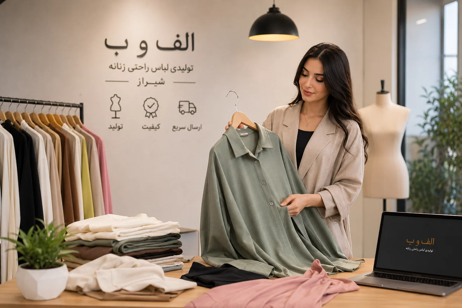 تولیدی لباس راحتی زنانه شیراز